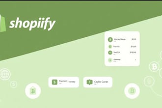 integrate crypto payment gateway shopify payment API integration to your website