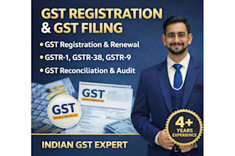 do gst registration and gst return filing in india