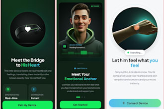 develop ai companion app with 3d avatar and ble device connection, nsfw app