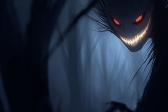 draw horror and dark fantasy illustrations