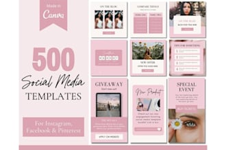 social media post design and instagram canva templates