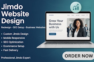 jimdo website design, jimdo website redesign, jimdo website SEO setup
