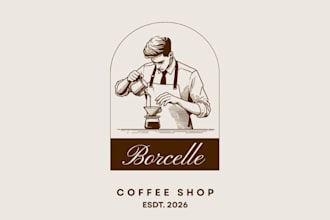 do coffee logo for your company or your website