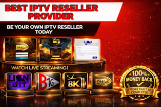 setup best reseller panel dream4k, strong8k, trex, zen4k, cobra ott, gogo, tup