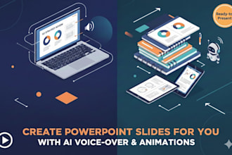 create powerpoint slides with ai voiceover and synced animations