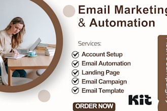 design activecampaign, convertkit email template, automation, form integration