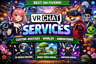 create custom vrchat avatar, furry avatar, vrc avatar, avatar
