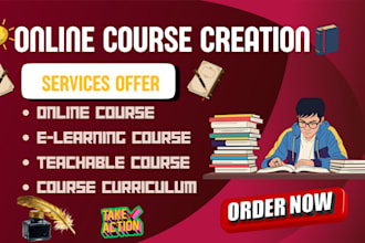create engaging online courses and teachable lessons and e learning courses