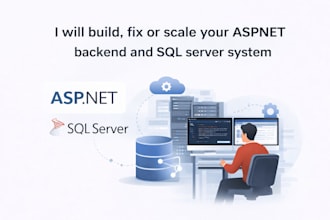 build fix or scale your aspnet backend and sql server system