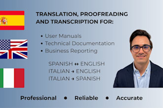 translate and proofread business and technical documents