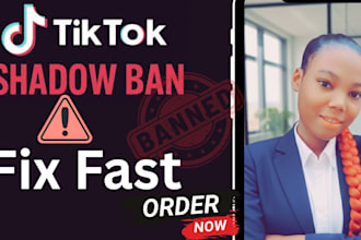 professionally diagnose and fix tiktok shadow ban issues