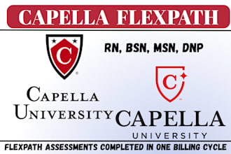 help with capella flexpath nursing projects in one billing cycle