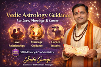 guide you  for love relationship and marriage
