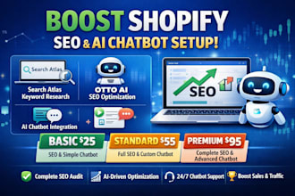 boost shopify store seo with search atlas otto ai optimization ai chatbot setup