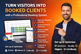 setup calendly setmore acuity scheduling square appointment booking schedule