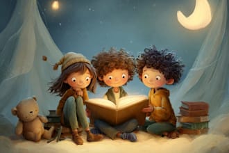 draw book illustration children story book illustration