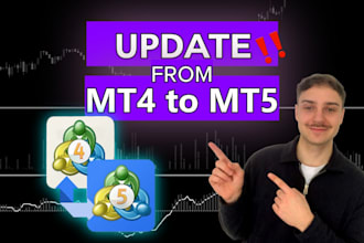 update your expert advisor from metatrader 4 to metatrader 5