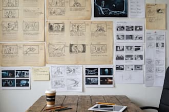 create storyboards for film animation commercials games music and youtube videos