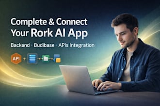 complete and connect your rork ai app with backend, budibase and apis