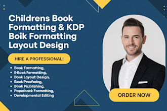 do children book and cookbook layout for amazon KDP