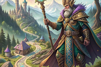 design awesome character dnd rpg fantasy cartoon art and map