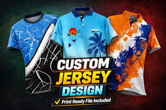 custom sports jersey design with name and numbe