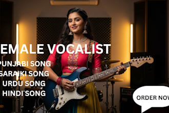 recreate bollywood vocalist and instrumental for  punjabi, hindi, and urdu