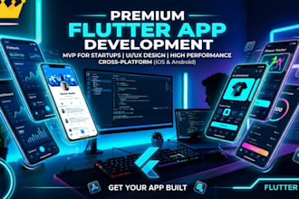 build a complete flutter mobile app with firebase backend