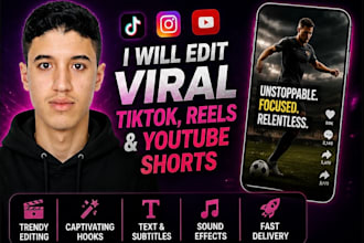 edit viral tiktok, reels, and youtube shorts