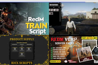 develop redm scripts and and setup a full redm roleplay server