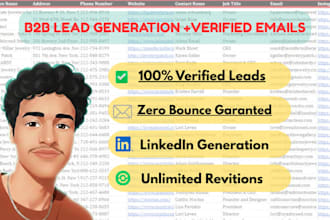 build targeted b2b leads with verified emails