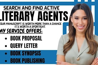 write your query letter, book proposal, and find literary agents