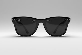 create photorealistic 3d sunglasses, eyewear and glasses design