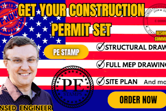 do california licensed engineer, full engineering permit construction permit tx