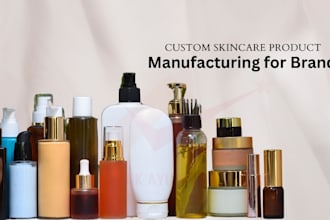 formulate hair, skincare makeup personal products and detergents for branding