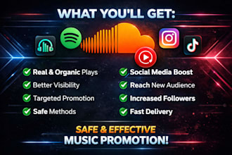 professionally promote your music for real exposure