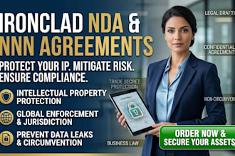 draft nda and nnn agreements for IP and business protection