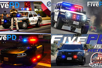 develop fivepd cops server based on qbcore nopixel inspired and fivepd server