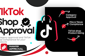 fix tiktok shop rejected listing, deactivated listings, approve product category