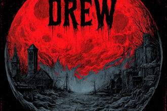 drew logo illustration anything dark art horror metal