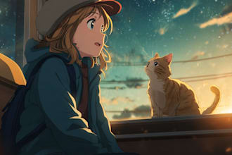 draw anime character or fan art for you