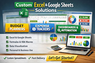 create automated budget planner excel spreadsheet google sheet calendar template