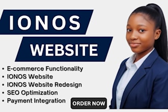 design a professional ionos business website for small businesses