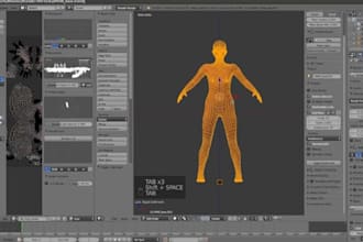 do your 3d model uv mapping 3d rigging texturing ready for use in second life