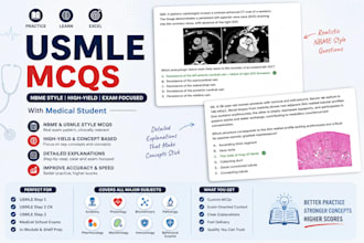 create usmle style mcqs with explanations