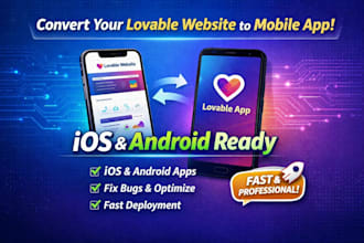 convert your lovable website to ios and android mobile app