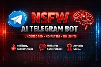 create nsfw uncensored ai telegram bot