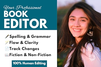 proofread, copy edit, and polish your book and manuscript