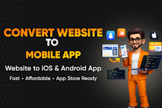 convert your website to app for android and ios
