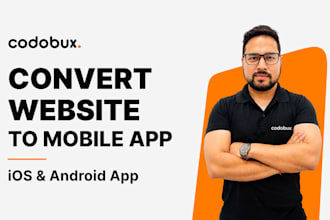 convert your website to app for android and ios